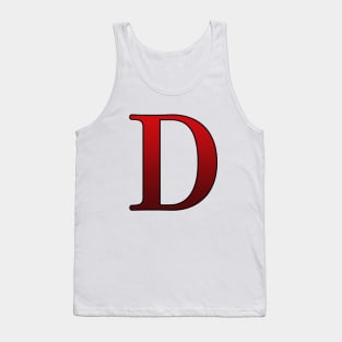 Red Roman Numeral 500 D Tank Top